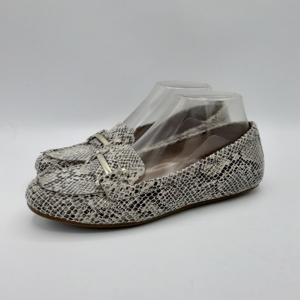 Aerosoles Drive Line Snake Print Faux Leather Loafers.